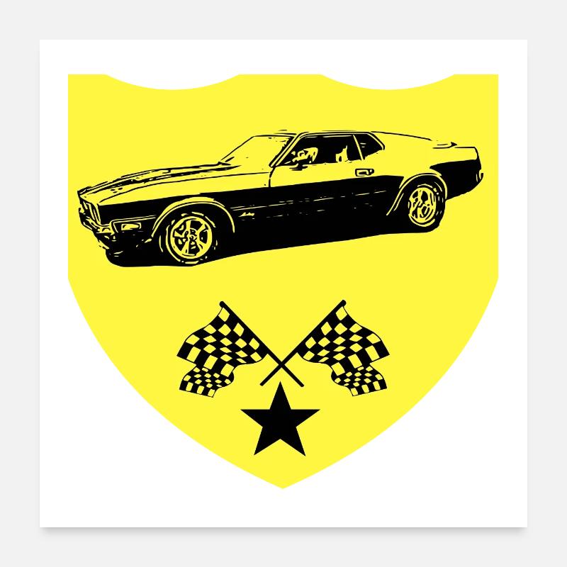Auto Poster 60x60 cm