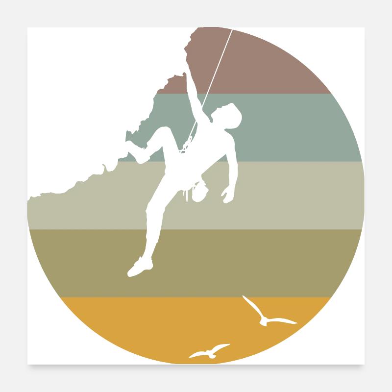 Escalade Poster 60 x 60 cm