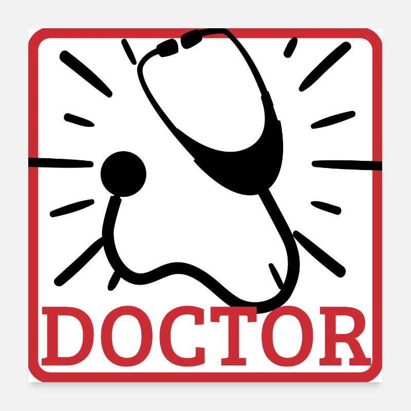 Docteur Poster 60 x 60 cm