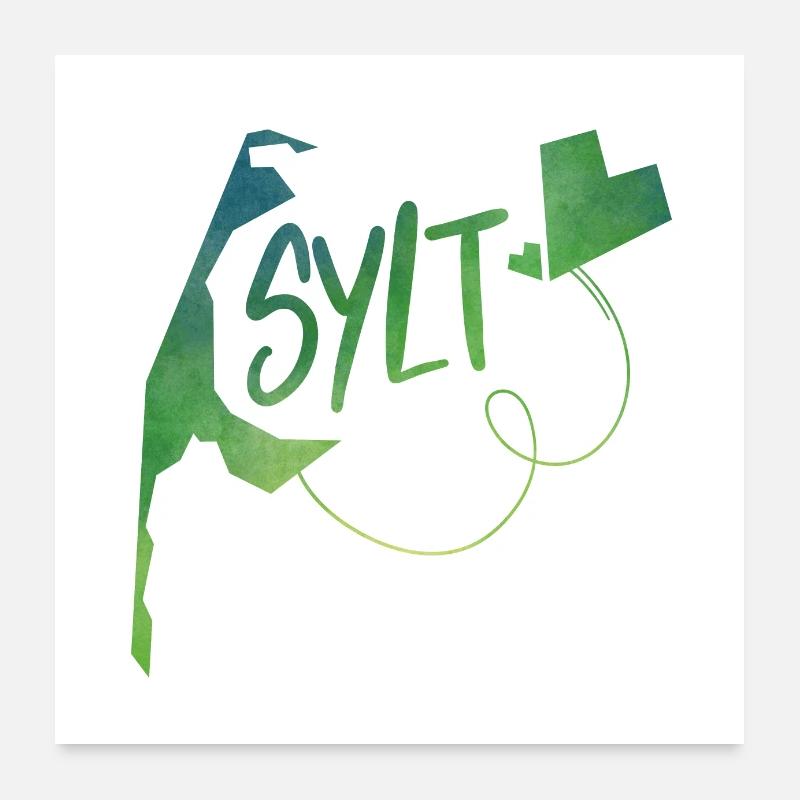 Sylt Poster 60 x 60 cm