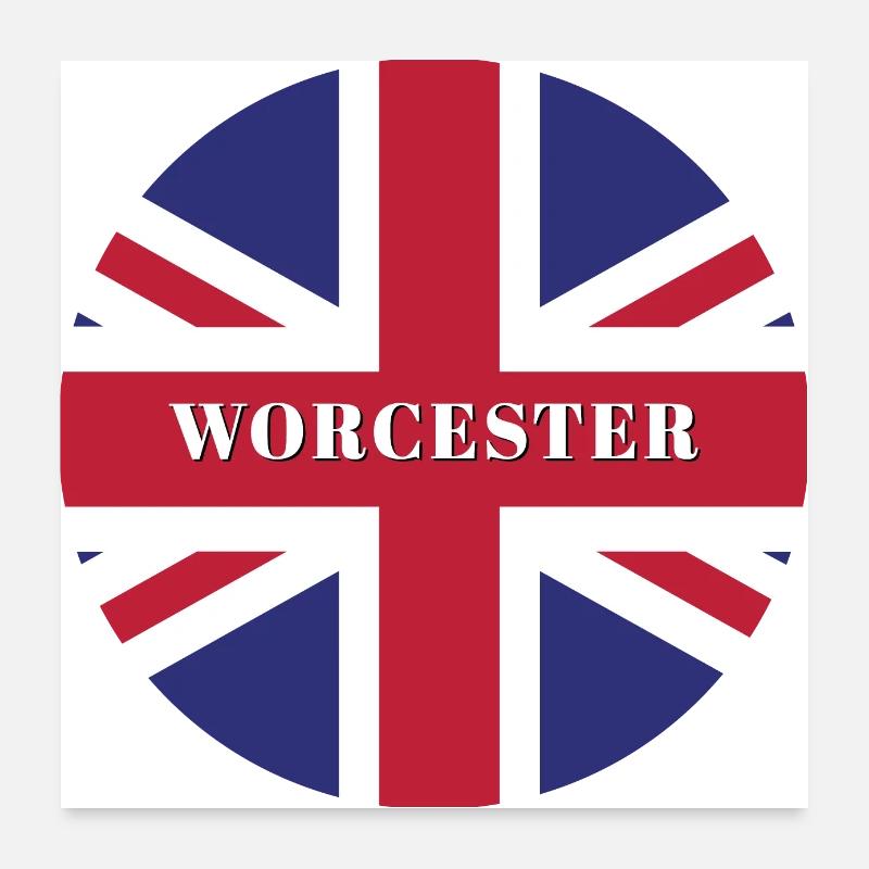 Worcester Poster 60 x 60 cm