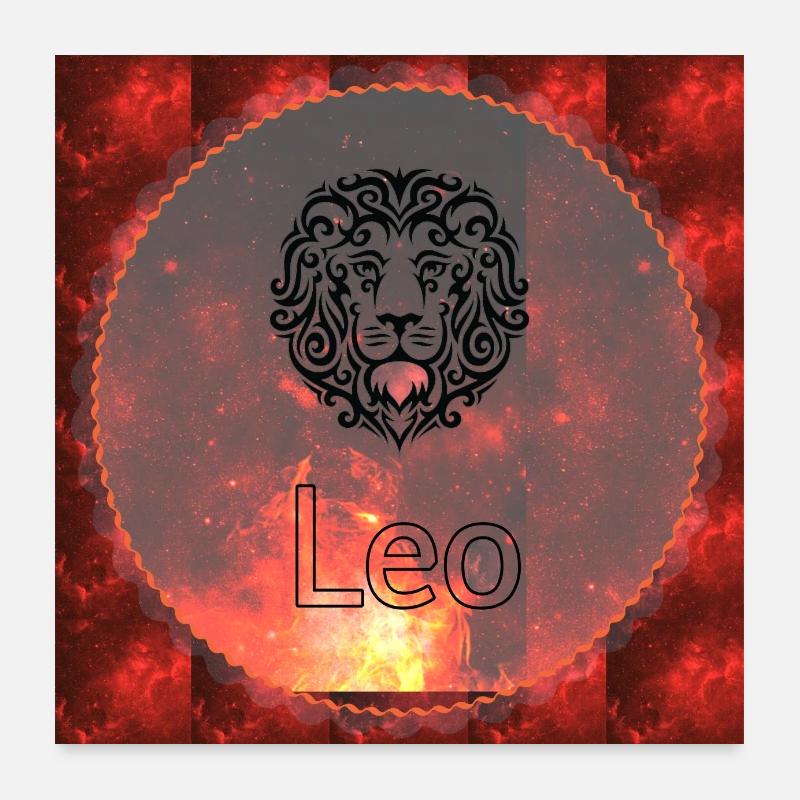 Löwe Poster 60x60 cm