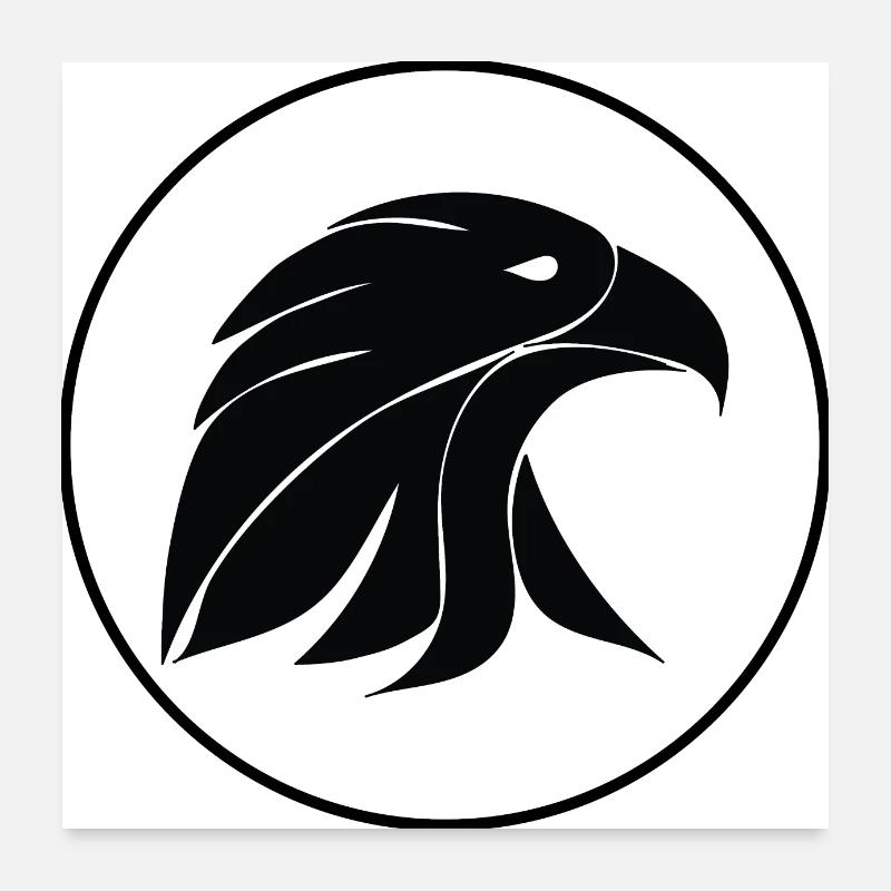 Eagle Emblem 2 Poster 24" x 24" (60x60 cm)
