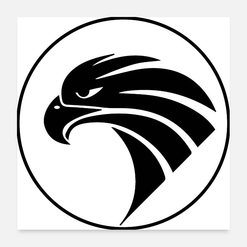 Eagle Emblem Poster 24" x 24" (60x60 cm)