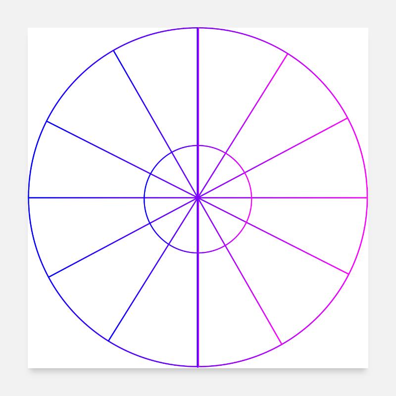 Zodiac sign Poster 24" x 24" (60x60 cm)