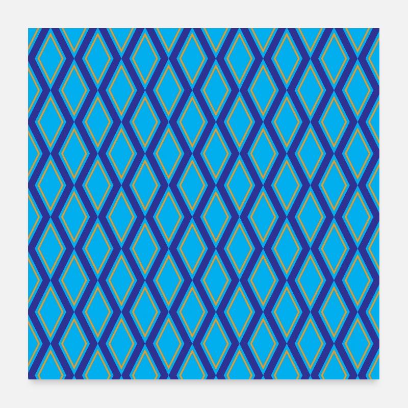 diamond pattern Poster 24" x 24" (60x60 cm)