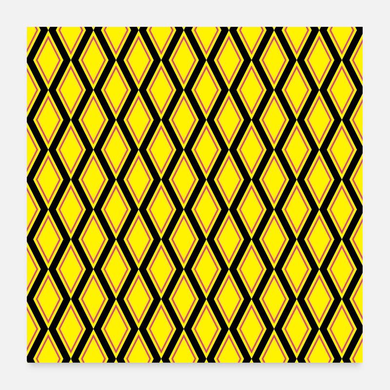 Kite diamond pattern Poster 24" x 24" (60x60 cm)
