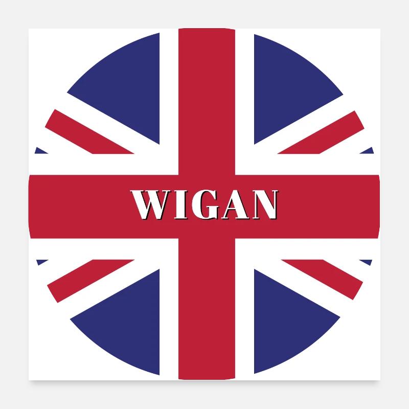 Wigan Poster 60x60 cm