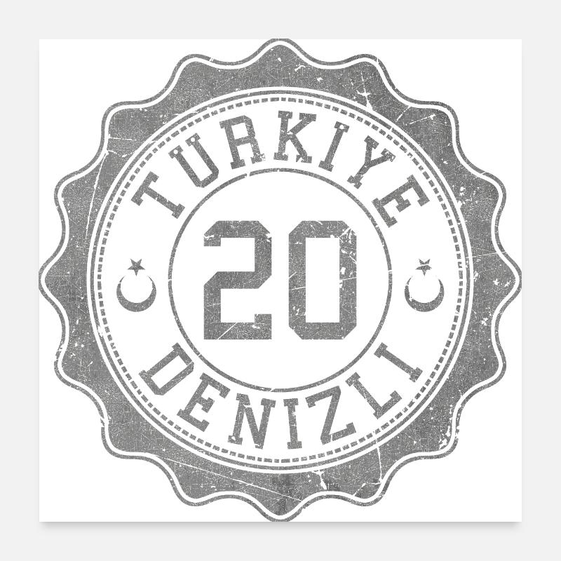 Denizli Poster 60 x 60 cm