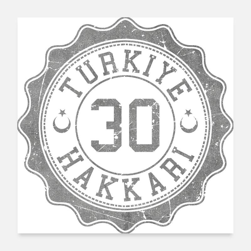 Hakkari Poster 60x60 cm