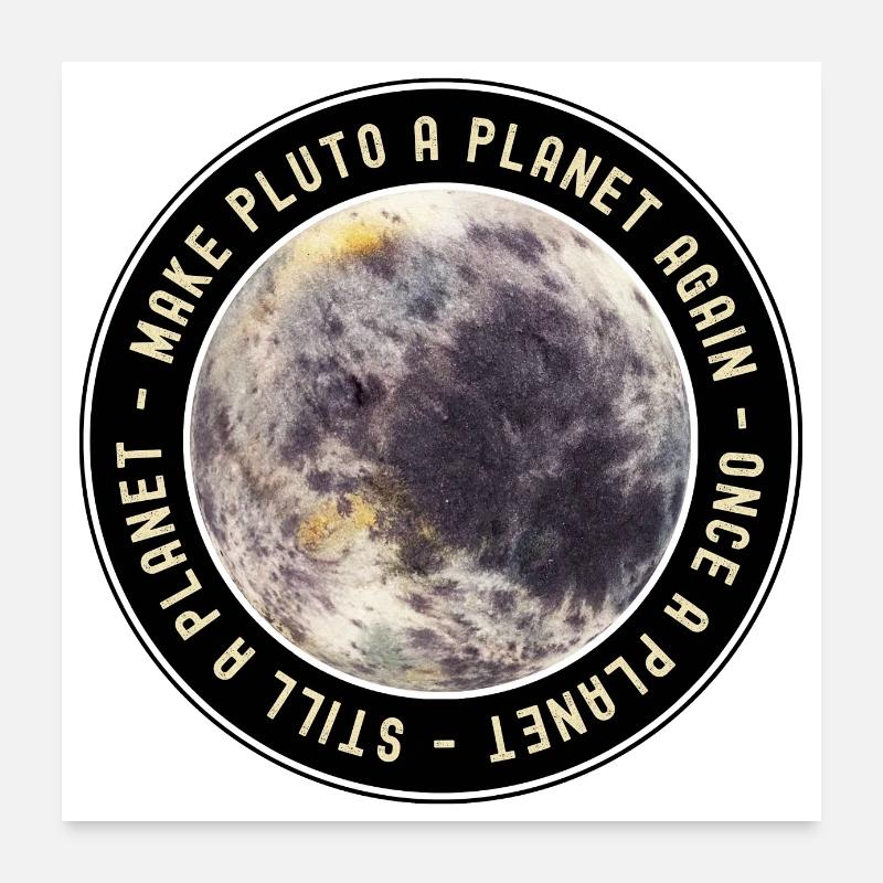 Pluto nie vergessen 1930 -2006 Poster 60x60 cm