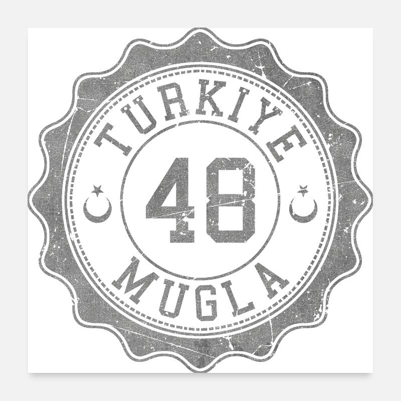 Muğla Poster 24" x 24" (60x60 cm)