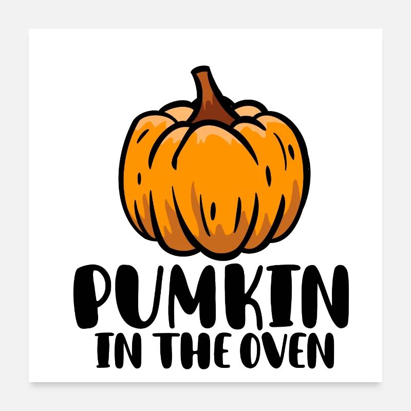 Pumkin au four Poster 60 x 60 cm