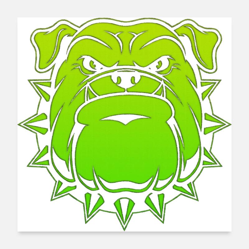 Angry face face angry Swedish Swedish dog Poster 24" x 24" (60x60 cm)