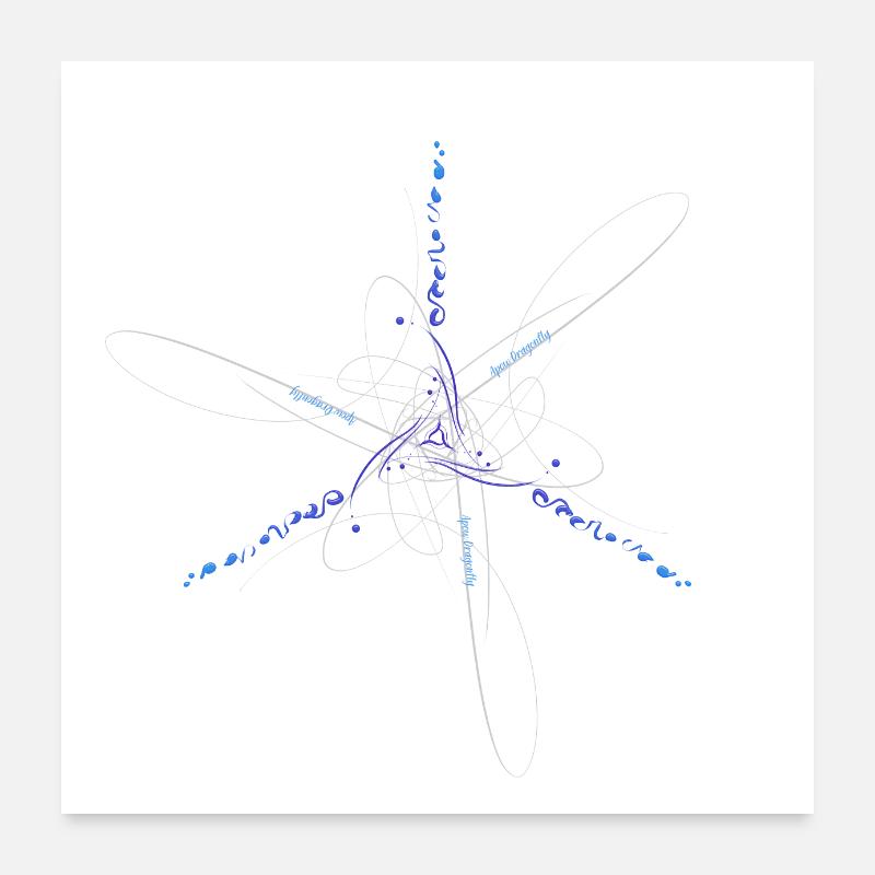 Elven Incantation Poster 24" x 24" (60x60 cm)