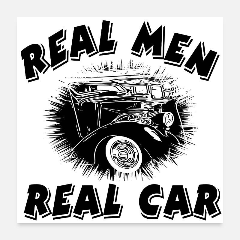 Voiture Poster 60 x 60 cm