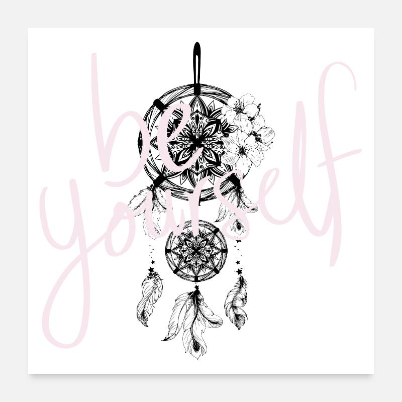 SEI DU SELBST - SOIS TOI-MÊME Poster 60x60 cm