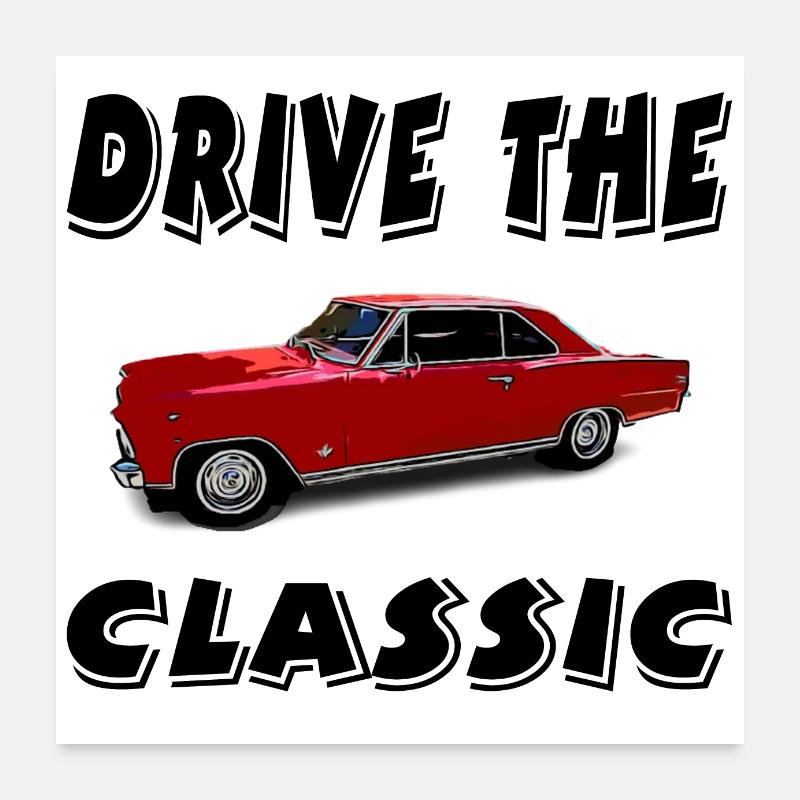 Car Poster 24" x 24" (60x60 cm)