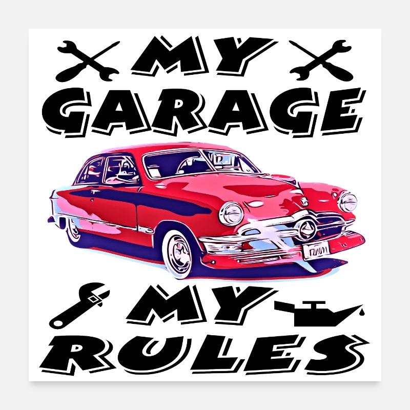 Auto Poster 60x60 cm