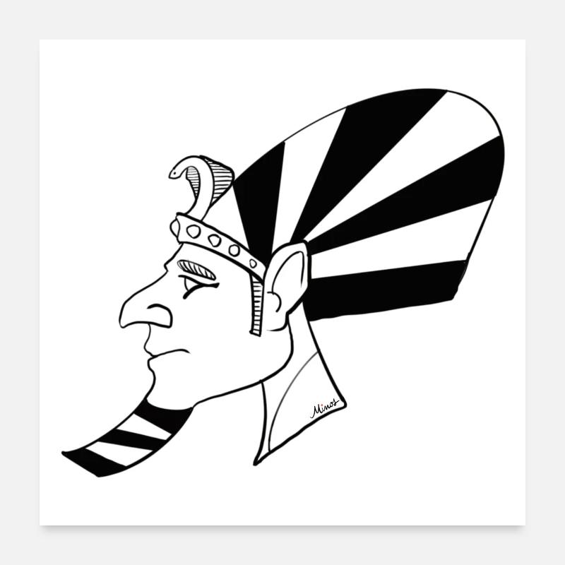 Pharaon Poster 60 x 60 cm