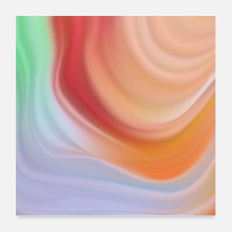Dégradé coloré 5 Poster 60 x 60 cm