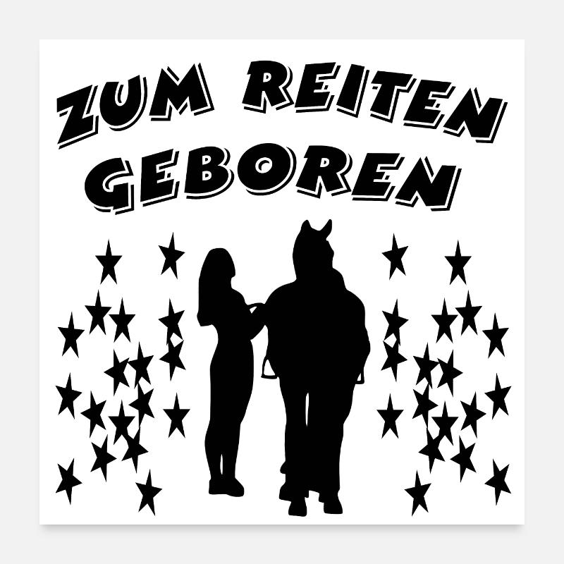 Cheval Poster 60 x 60 cm