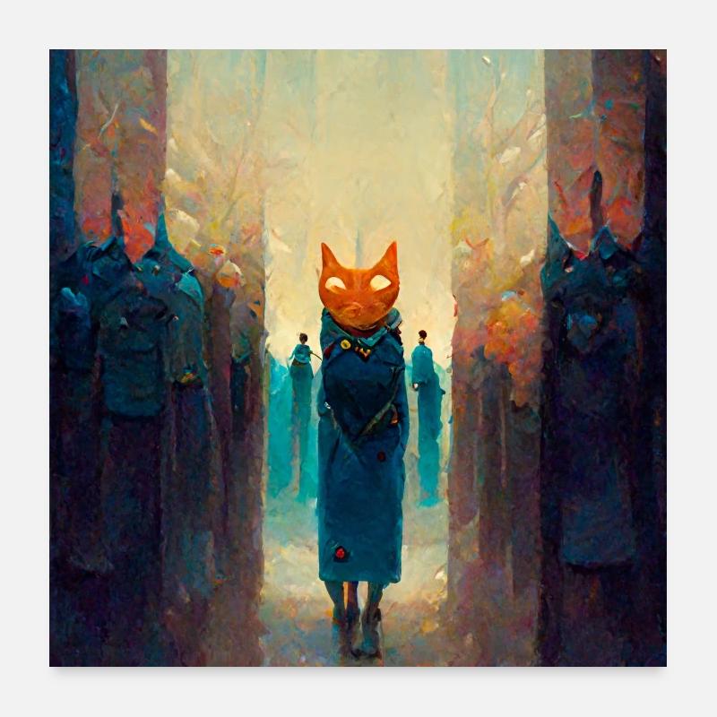Bienvenue Poster 60 x 60 cm
