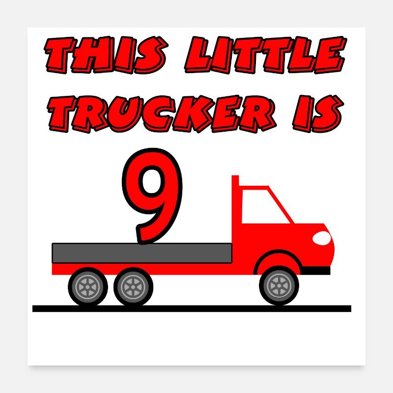 Camion Poster 60 x 60 cm