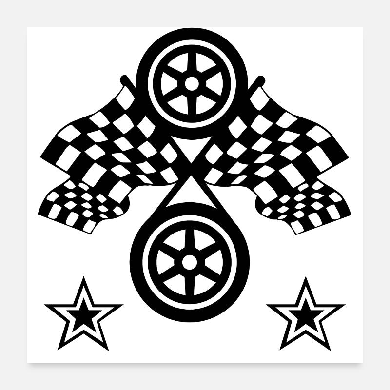Car Poster 24" x 24" (60x60 cm)