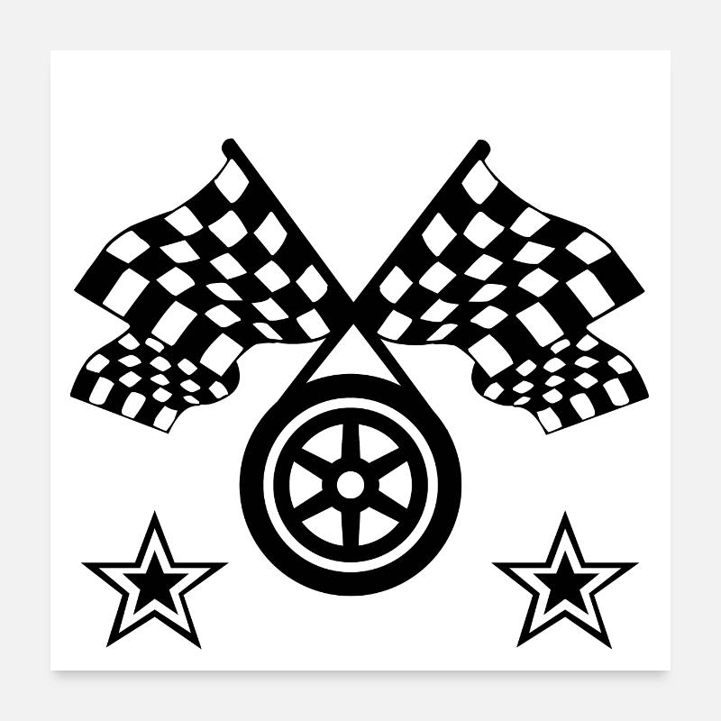 Car Poster 24" x 24" (60x60 cm)