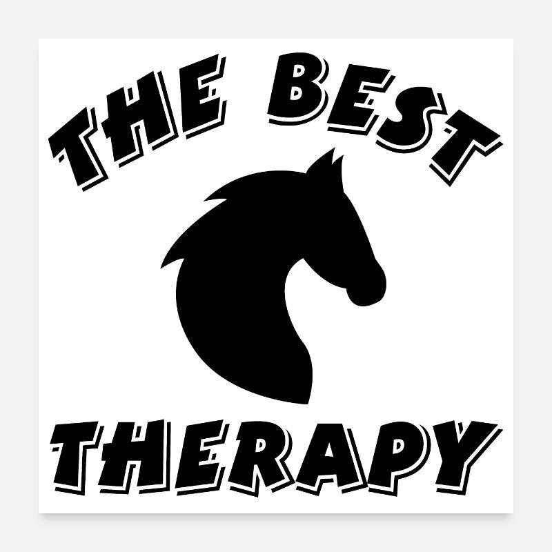 Cheval Poster 60 x 60 cm