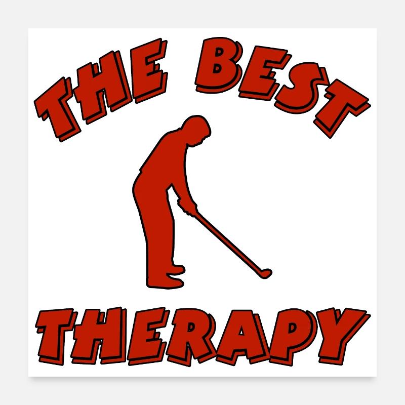 Golf Poster 60x60 cm