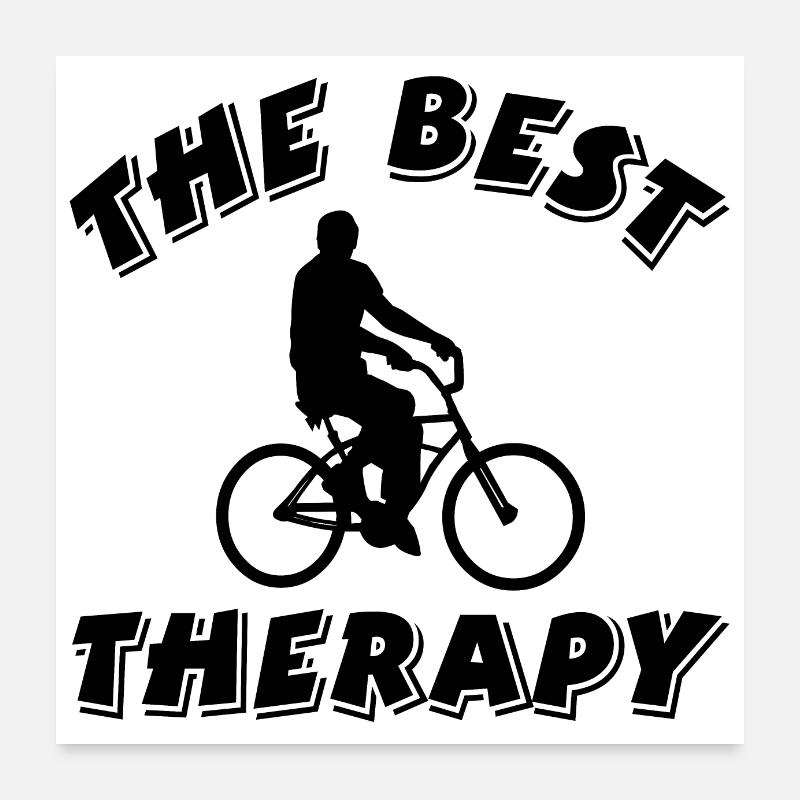 Bicyclette Poster 60 x 60 cm