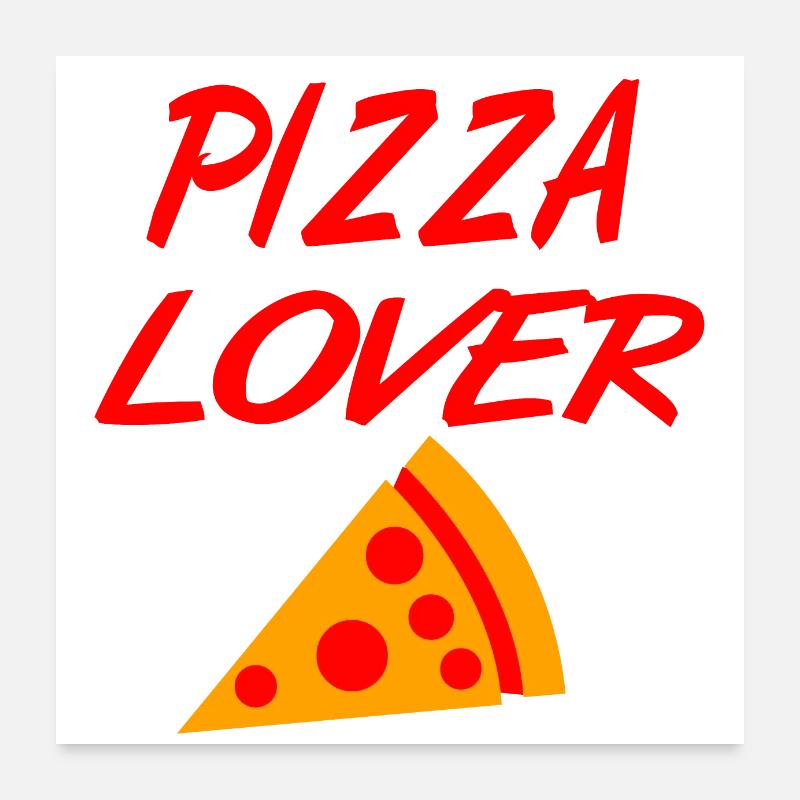 Pizza Poster 60x60 cm