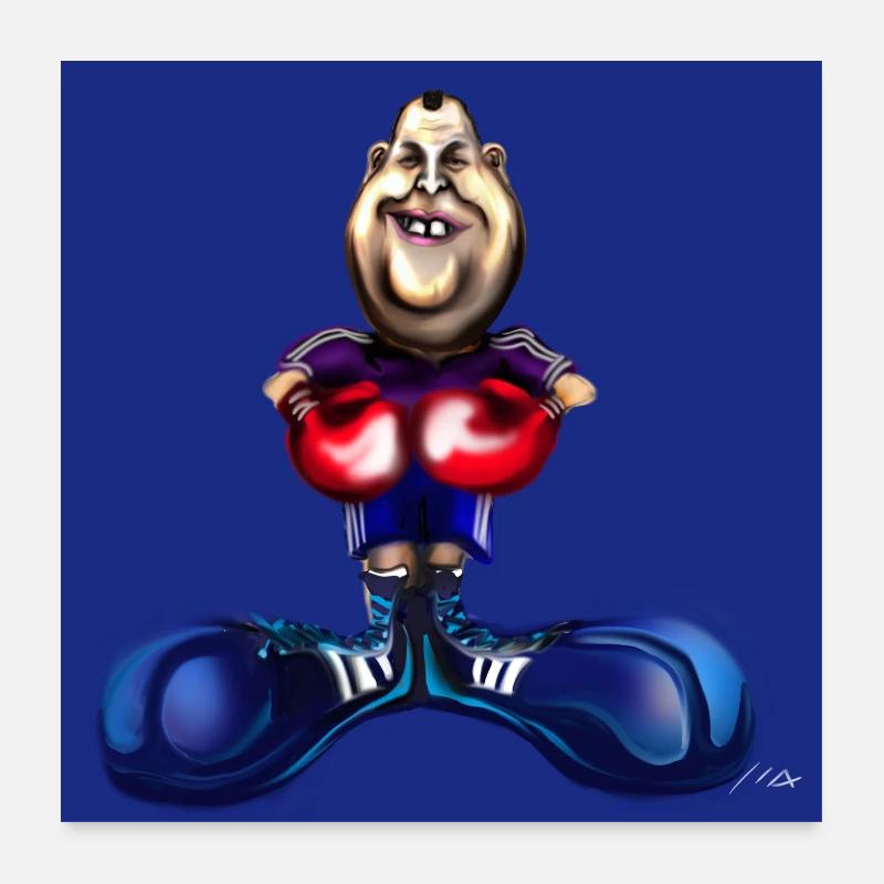 Chris I. Poster 60x60 cm