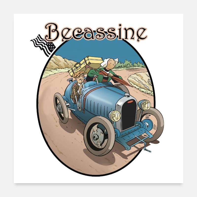 Becassine.2 Poster 60 x 60 cm