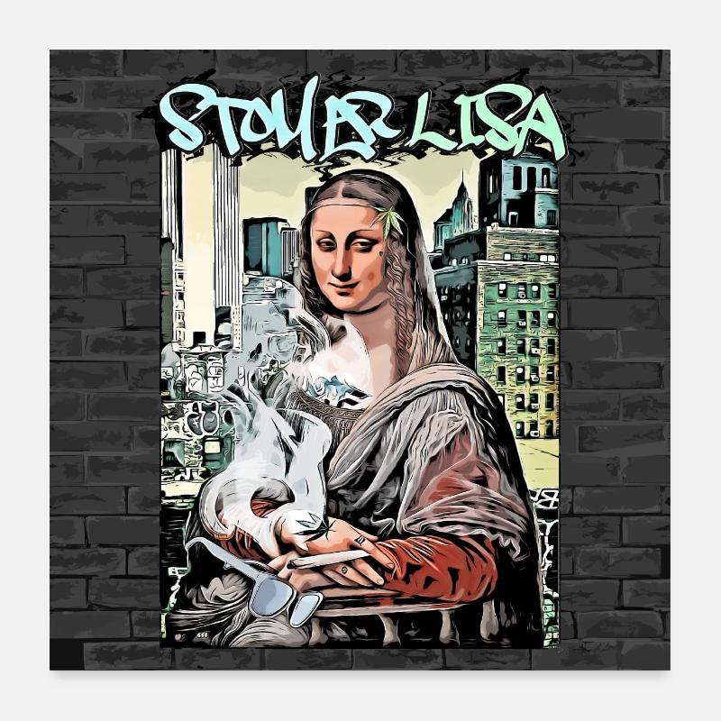 Affiche Stoner Lisa Poster 60 x 60 cm