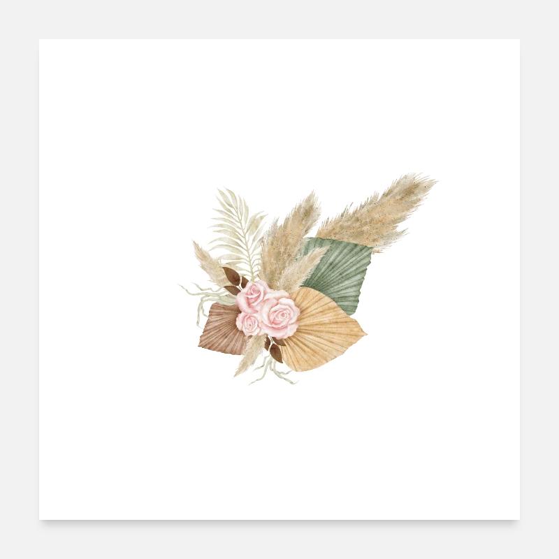 letter Y flowers Poster 24" x 24" (60x60 cm)