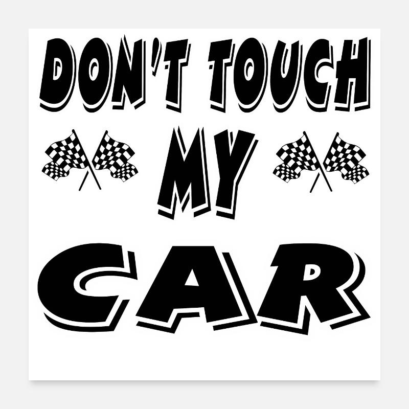 Car Poster 24" x 24" (60x60 cm)