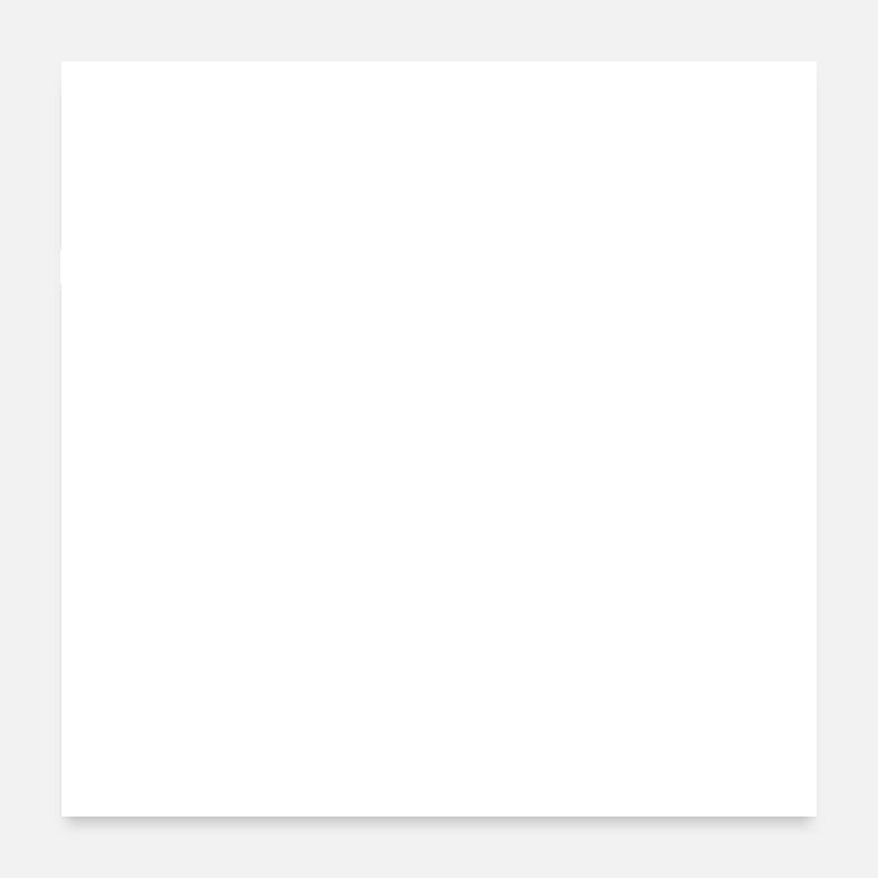 Restez effrayant Poster 60 x 60 cm