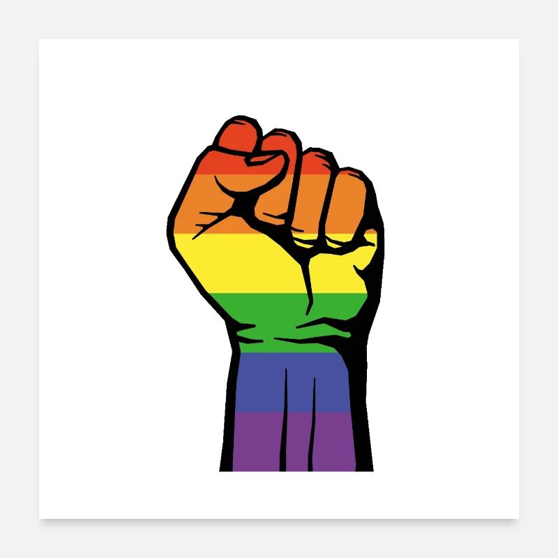Protect Queer Kids Poster 24" x 24" (60x60 cm)