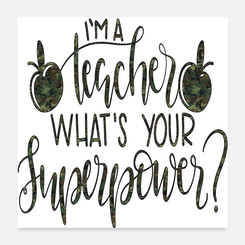 Student 2023 High School Student Teacher School Degree Poster 60x60 cm