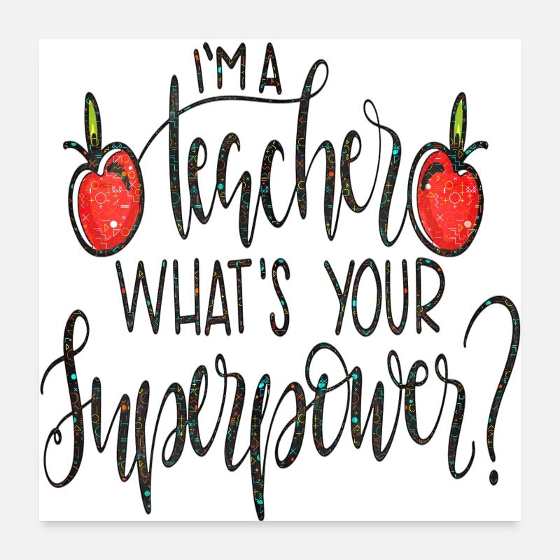 Student 2023 High School Student Teacher School Degree Poster 60x60 cm