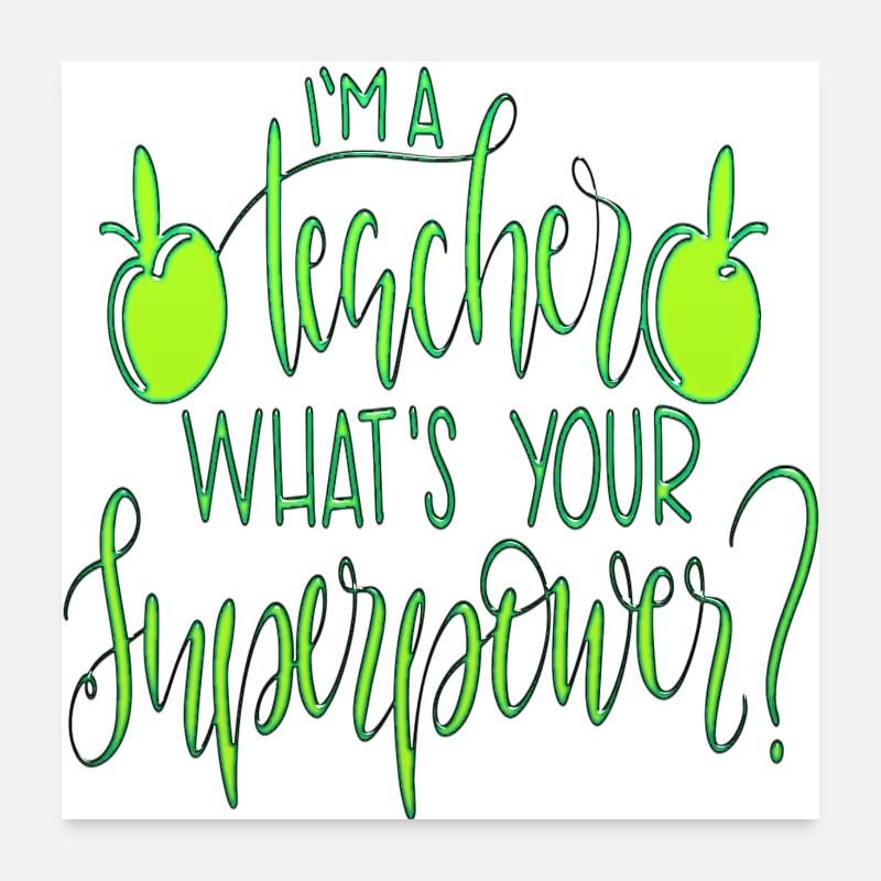Student 2023 High School Student Teacher School Degree Poster 60x60 cm