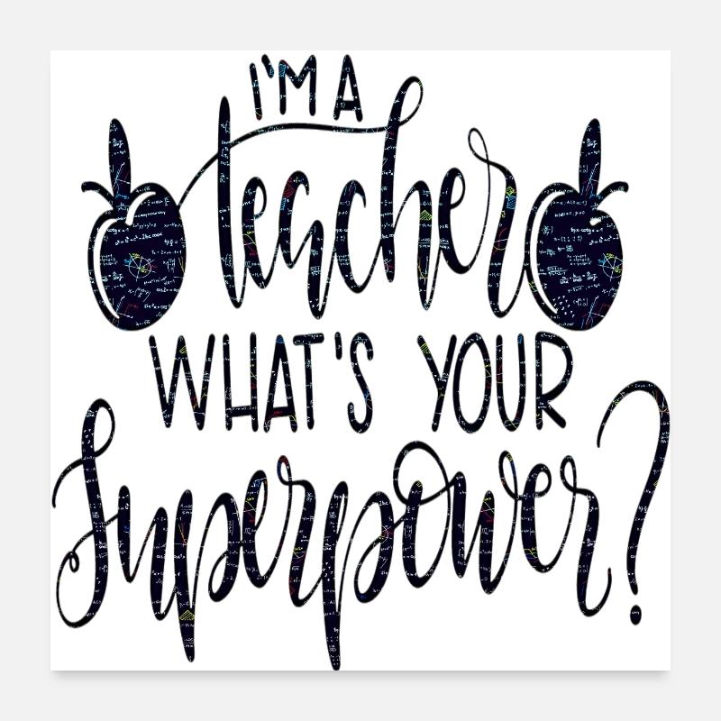 Student 2023 High School Student Teacher School Degree Poster 60x60 cm