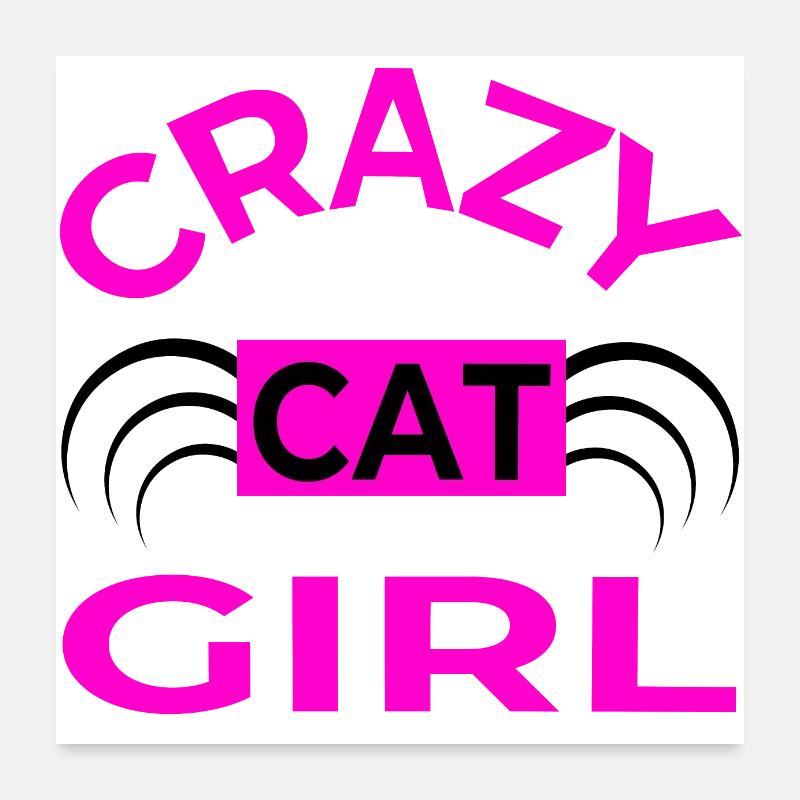 Katze Poster 60x60 cm