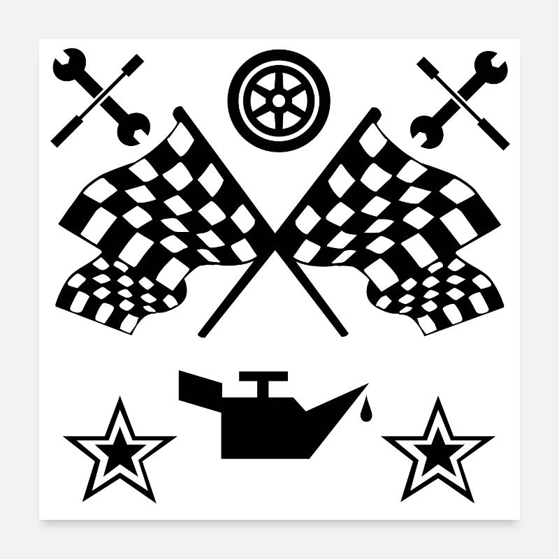 automobile Poster 24" x 24" (60x60 cm)