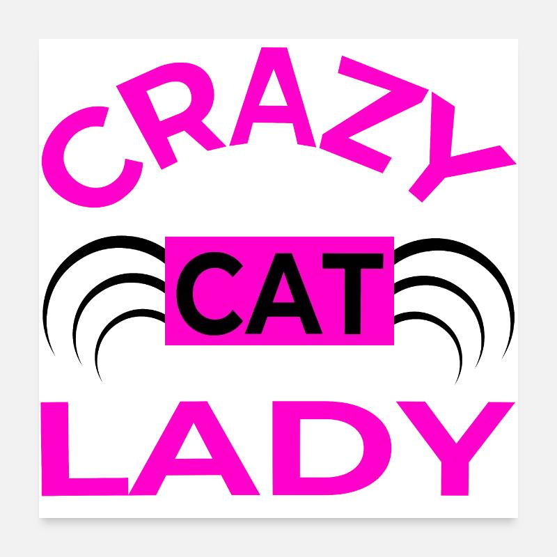 Chat Poster 60 x 60 cm