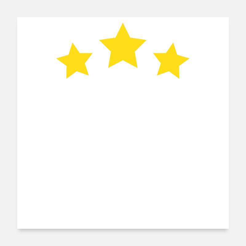 16th anniversary starred Poster 24" x 24" (60x60 cm)