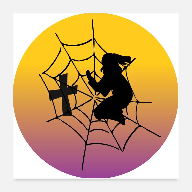 Hexenstunde - Halloween Poster 60x60 cm